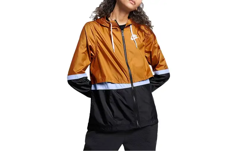 Nike Jackets Men's Black & Yellow Hooded Moderate Other