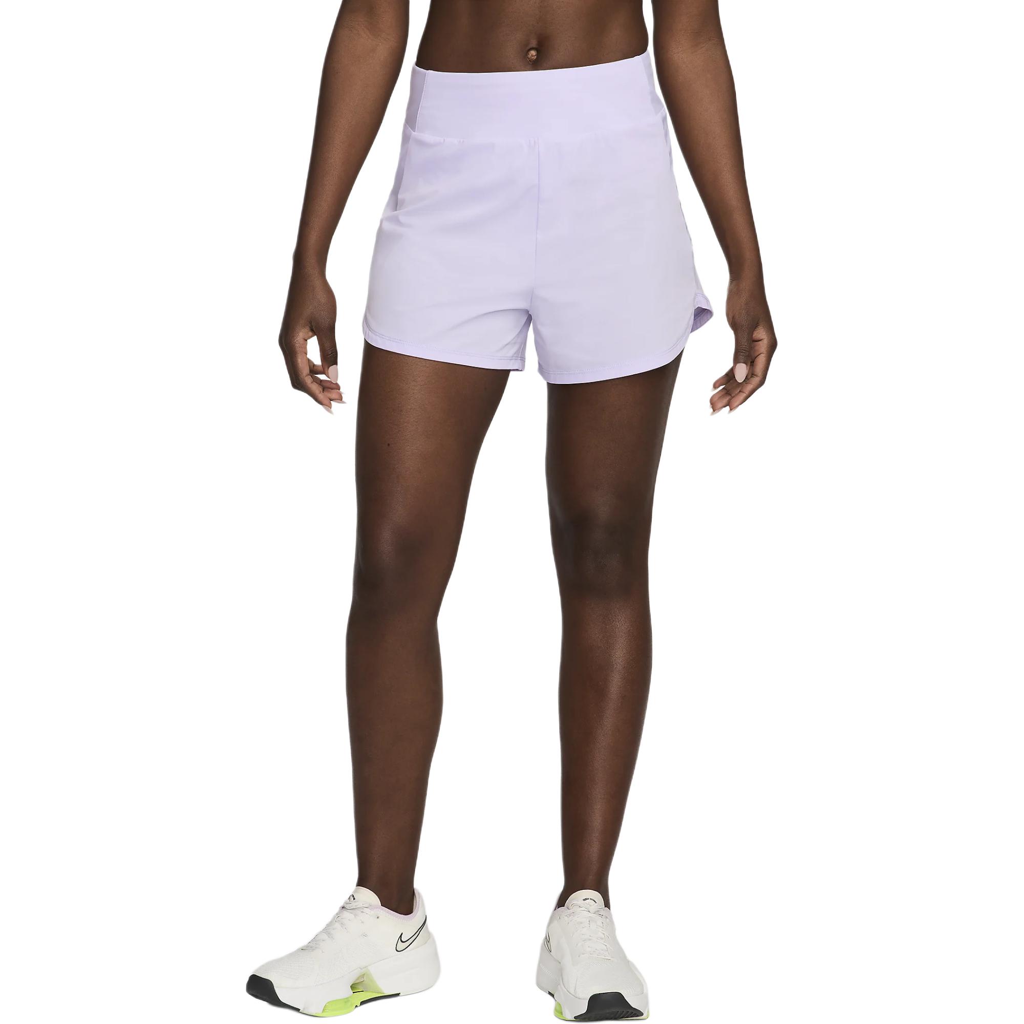 Nike Dri FIT Casual Shorts Women's Lilac Multicolor