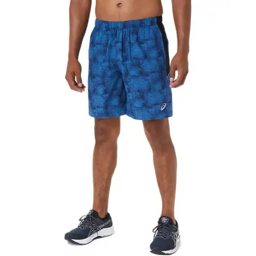 Asics Casual Shorts Men's Tie dye Blue
