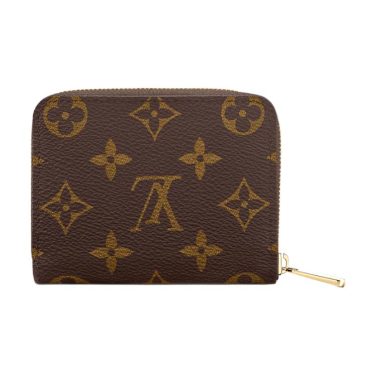 Женский кошелек Louis Vuitton Zippy (коричневый) — фото 3