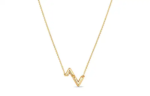 LOUIS VUITTON Lv Volt Upside Down Pendant Yellow Gold