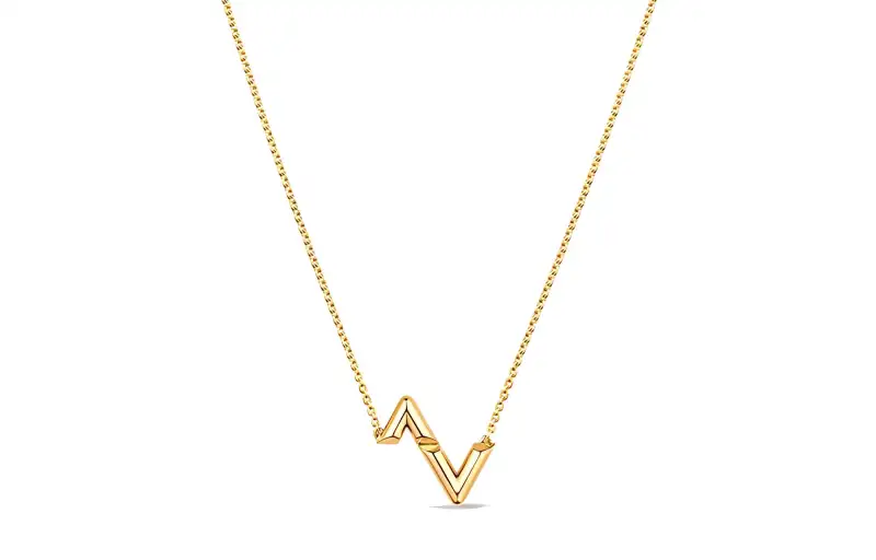 LOUIS VUITTON Lv Volt Upside Down Pendant Yellow Gold