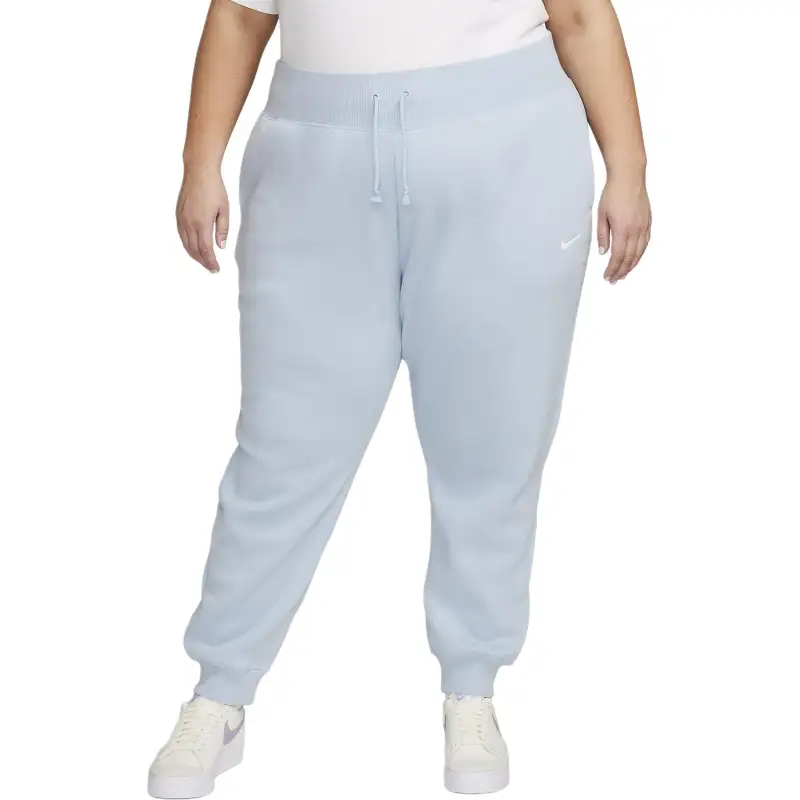 Nike Sportswear Phoenix Fleece High Waisted Joggers Casual Pants Women's Blue