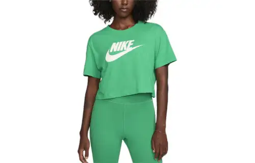 Nike Drop Shoulder Sleeve T Shirt Women's Stadium Green