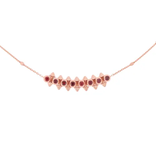 CARTIER CLASH 18K Gold Necklaces Unisex Rose Gold