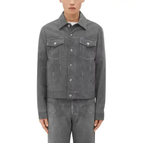 Bottega Veneta Jackets & Coats Men's Medium Gray