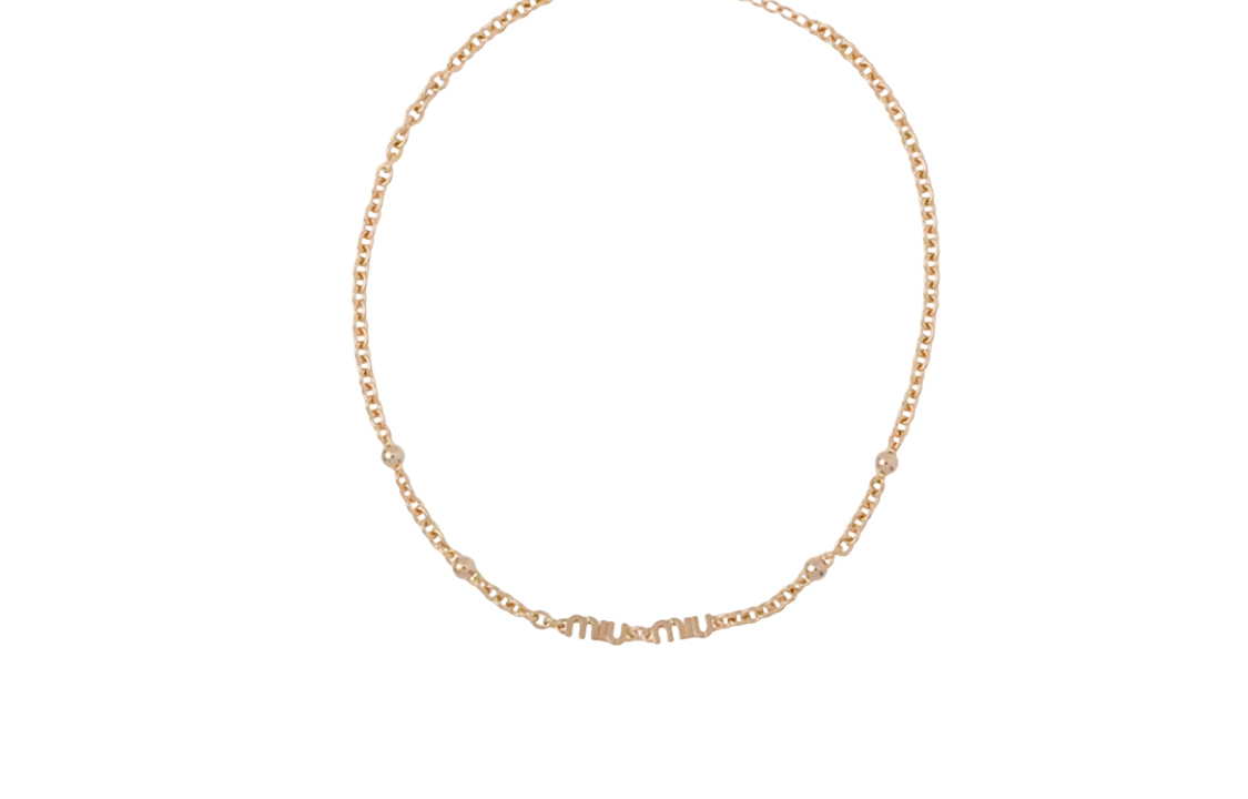 Женская цепочка MIU MIU (золотистая)