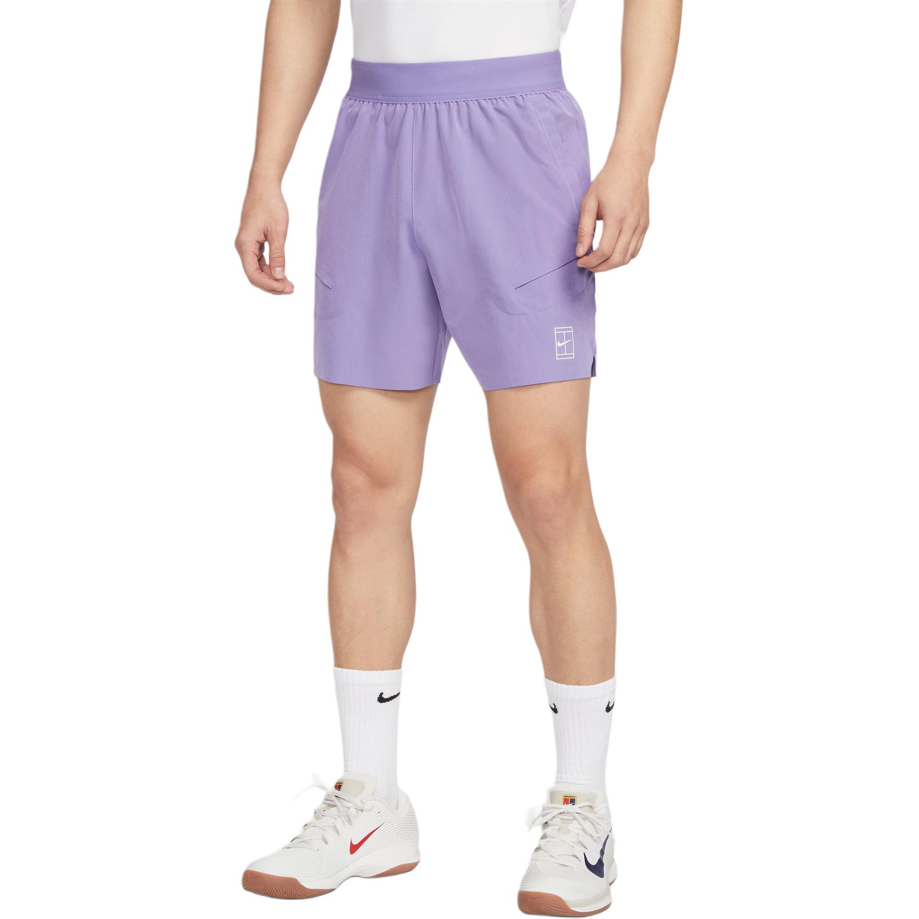 Nike Court AdvantageDri Fit Tennis Bottom Men’s Soft Purple/White