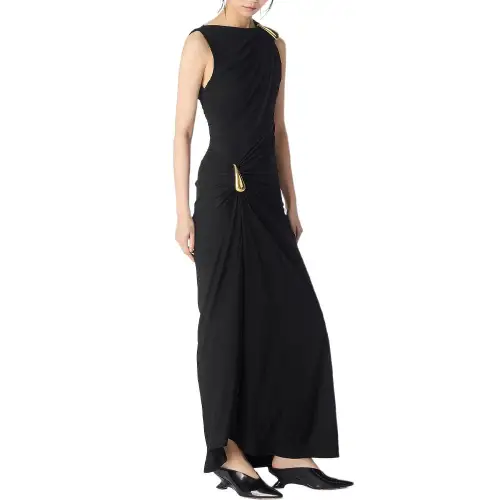 Bottega Veneta Drop Detailed Sleeveless Dress