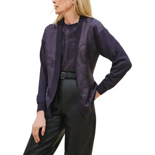 HERMES FW24 Knitwear Women's Purple