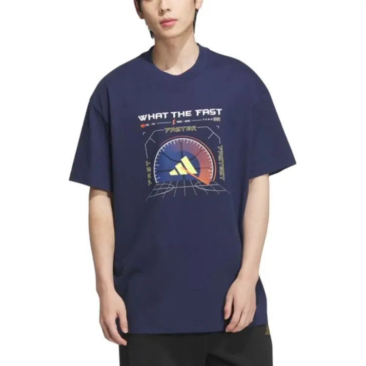 Adidas SS25 T Shirt Men's Dark Blue