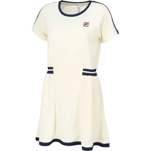 FILA Tennis Tops Women's Ivory Crew Neck Moderate