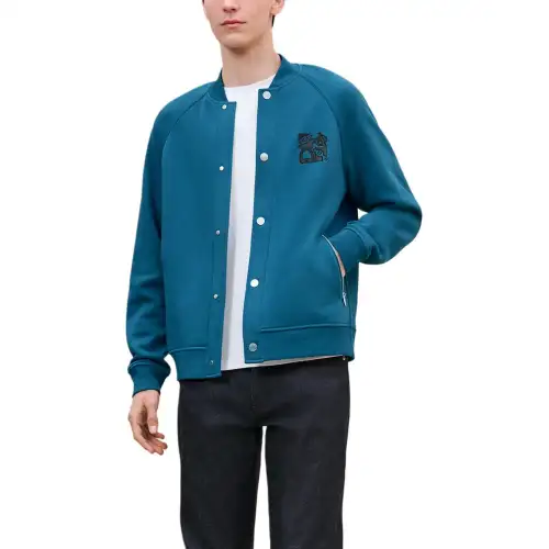 HERMES FW24 Jackets & Coats Men's Blue