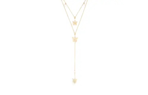 DIOR Metal Necklaces Women's Gold