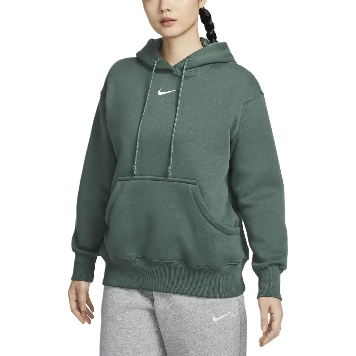 Nike Sportswear Phoenix FleeceSwoosh Sweatshirt Women's Vintage Green