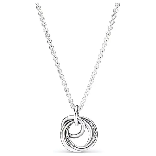Pandora 925 Sterling Silver Necklaces Women's Silver