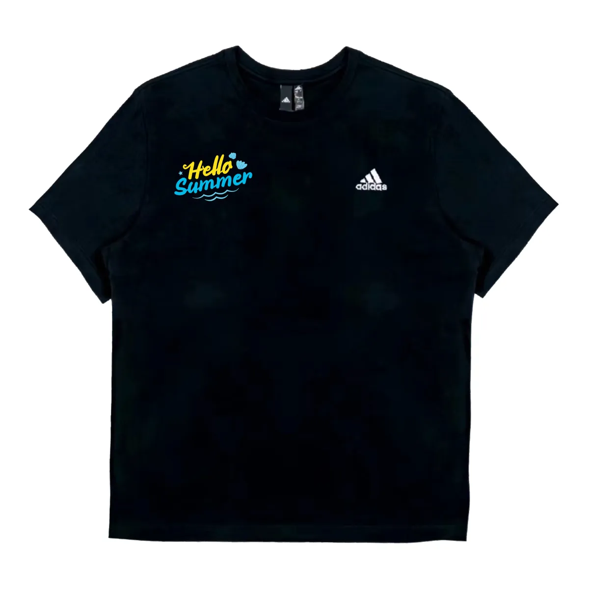 Adidas MUST HAVES Solid Color Logo Label Sports Casual Crew Neck Short Sleeved T Shirts Unisex