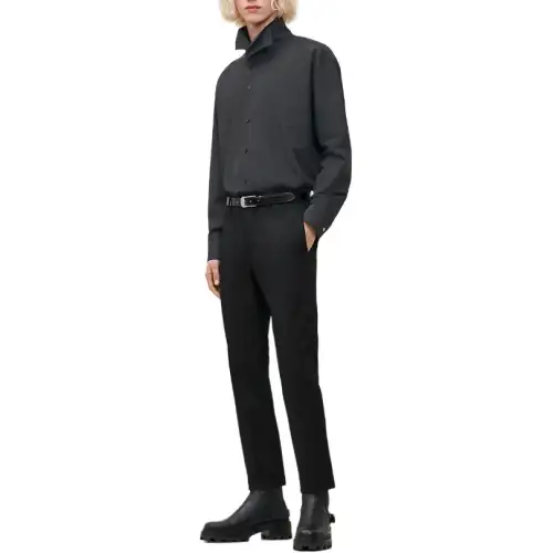 HERMES FW24 Casual Pants Men's Black