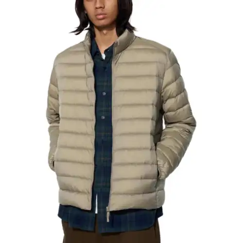 UNIQLO Down Jacket Men's Dark Beige