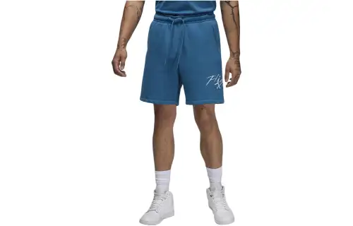Jordan Brooklyn Fleece Casual Shorts Men's Industrial Blue