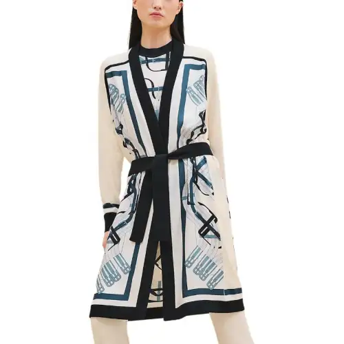 HERMES FW24 Knitwear Women's Natural White