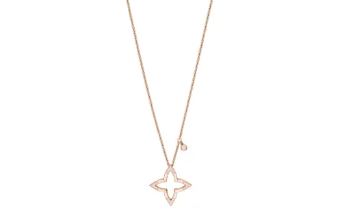 Louis Vuitton Ombre Blossom Pendant Pink Gold and Diamonds
