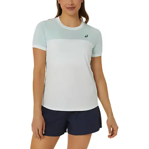 ASICS COURT SS Regular T Shirt Women's Light Mint/Light Blue