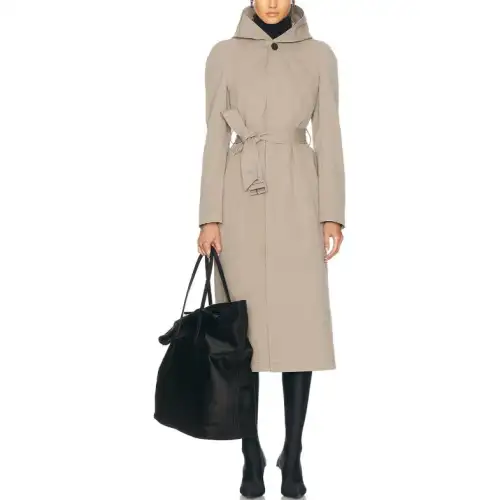 Balenciaga Hooded Trench Coat