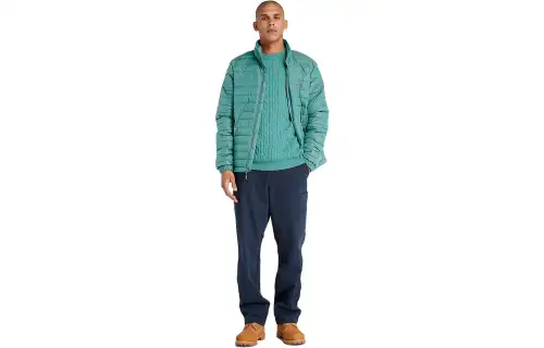 Timberland AXIS PEAK Puffer Jacket Men's Cyan