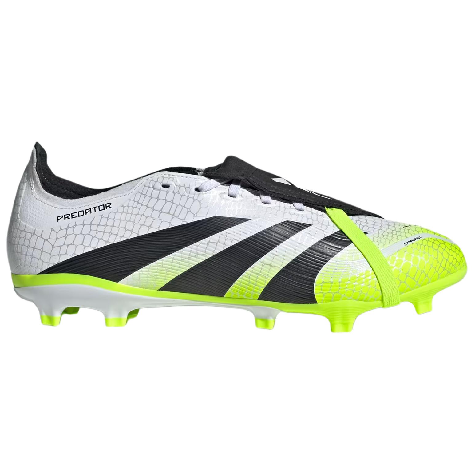 Predator League Adidas Foldover Tongue Fg Mg ‘Cloud White Lucid Lemon’