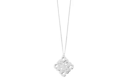 LOEWE Anagram Necklaces Women's Silver