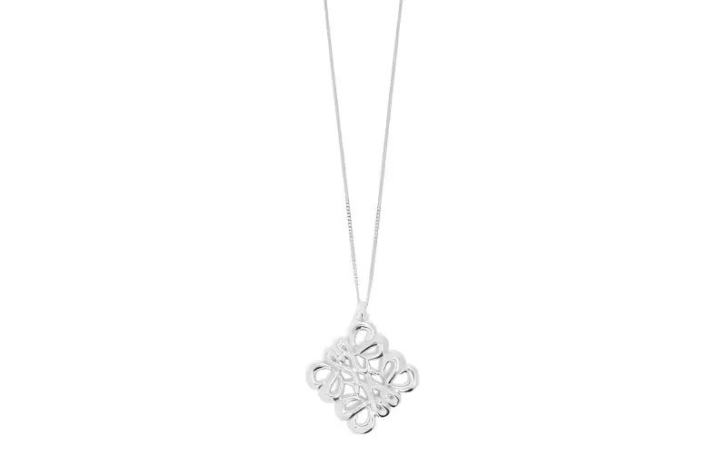 LOEWE Anagram Necklaces Women's Silver