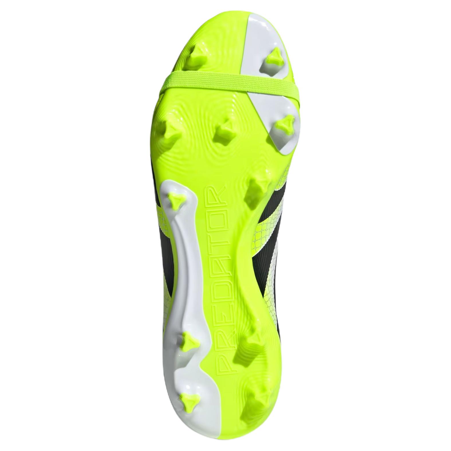 Predator League Adidas Foldover Tongue Fg Mg ‘Cloud White Lucid Lemon’