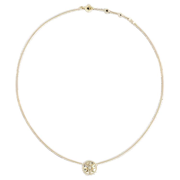 DIOR Dior Rose des Vents 18K gold diamond mother-of-pearl necklace women's white
