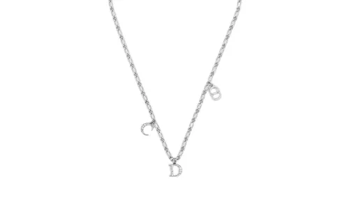DIOR Brass Necklaces Men's Silver
