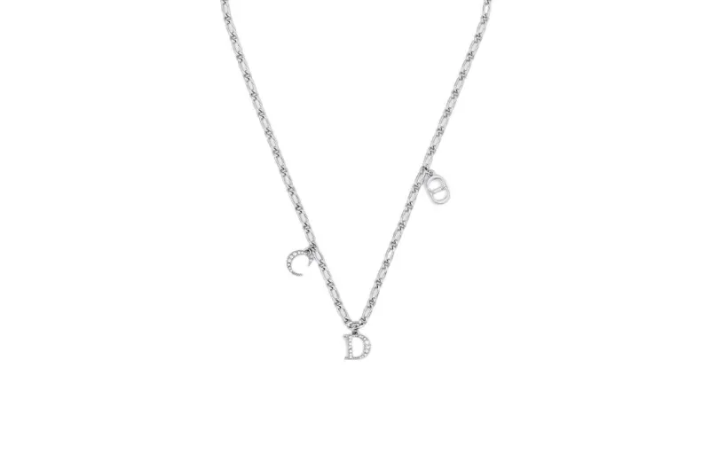 DIOR Brass Necklaces Men's Silver