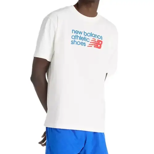 New Balance Athletic Shoes logo-detail T-shirt