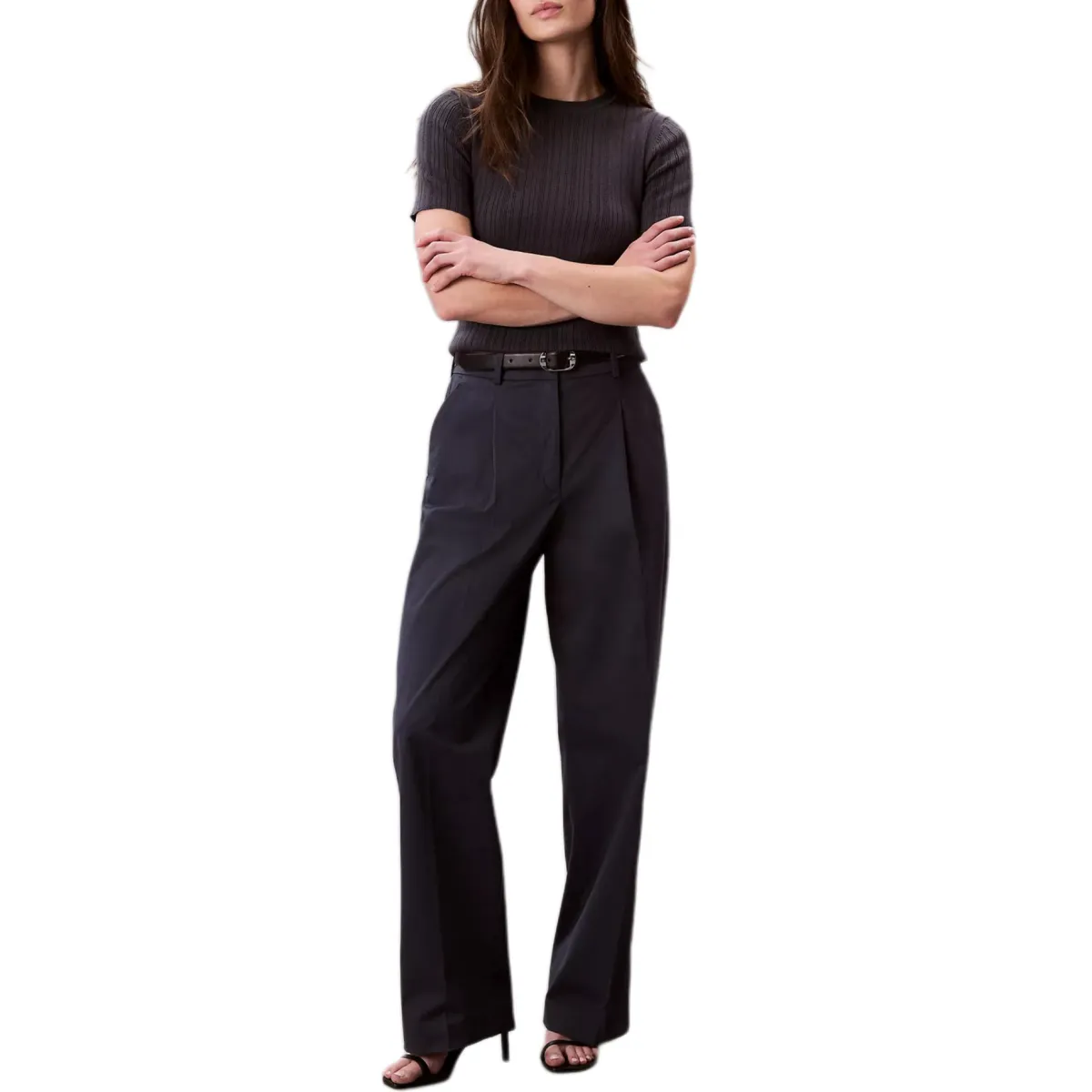 CALVIN KLEIN Casual Pants Women's Ink Gray