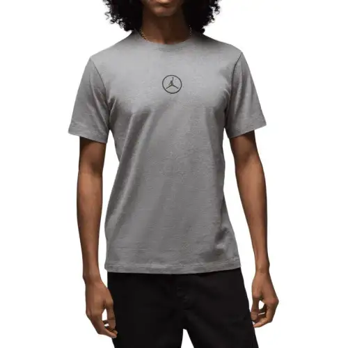 Jordan Apparel T Shirts Men's Gray Crew Neck