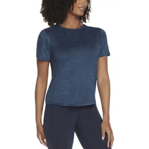 Skechers GO DRI SWIFT Regular T Shirt Women's Marine Blue