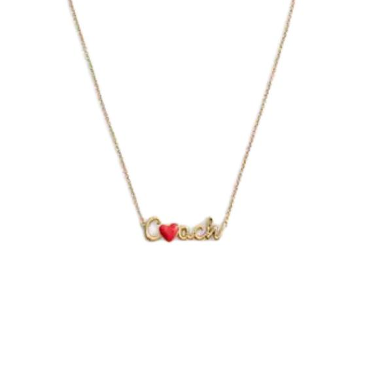 Женское necklace COACH (золотое)