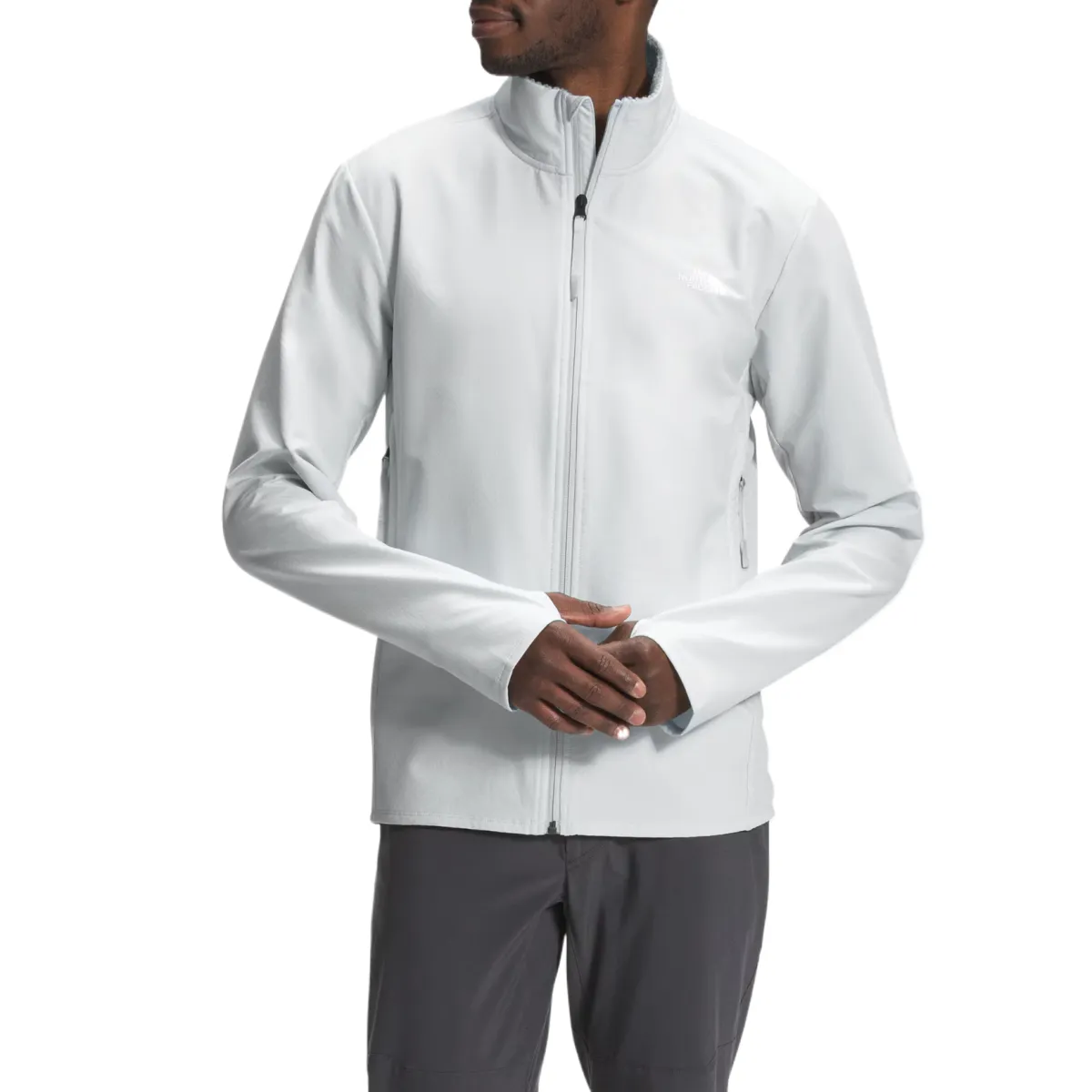 THE NORTH FACE Jackets Men's Tin Gray Turtleneck Moderate Other