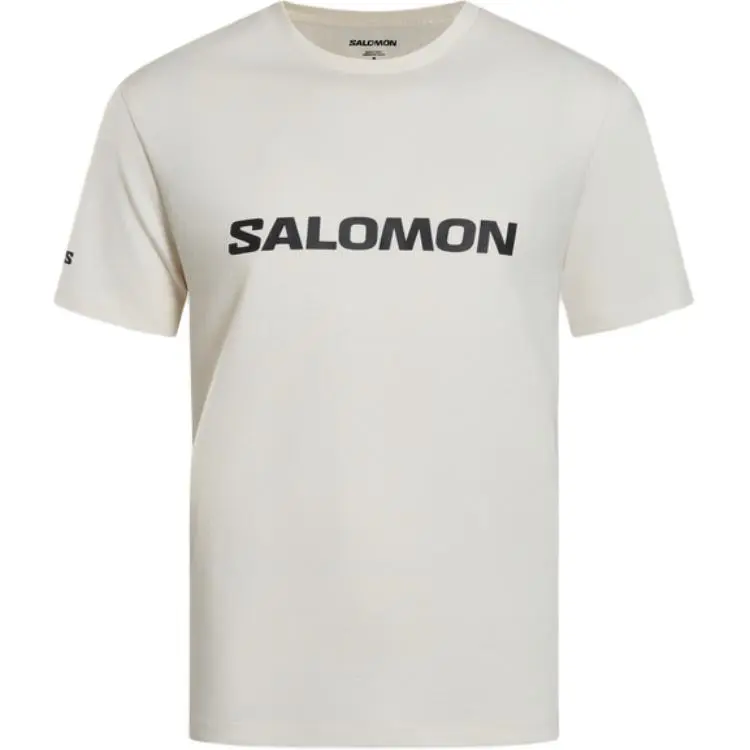 SALOMON T Shirt Men's Gray White