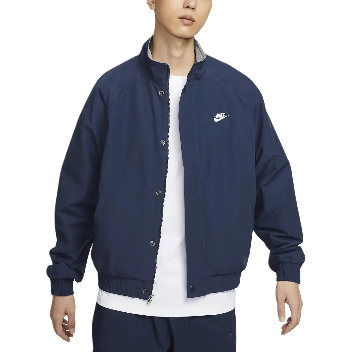 Nike Club Jacket Men's Midnight Marine Blue/White