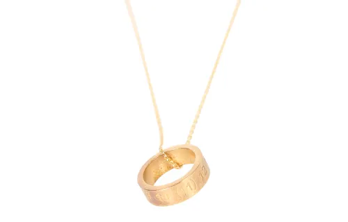 Maison Margiela numerical ring-pendant necklace