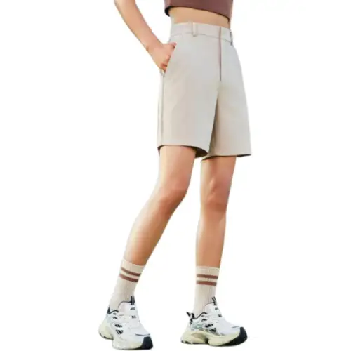 Anta Variety Training Collection Casual Shorts Women's Light Khaki