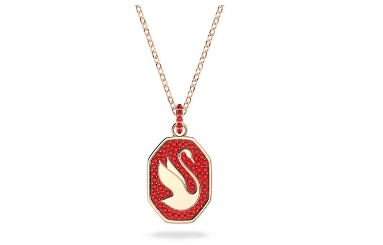 Swarovski Swan Gold Plated Necklaces Women's