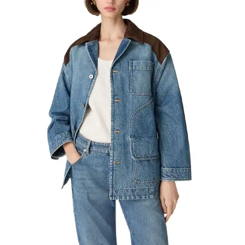 Bottega Veneta SS25 Denim Jacket Women's Medium Blue
