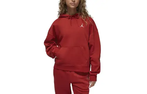 Jordan Brooklyn Fleece Sweatshirt Women's Sand Dune Red