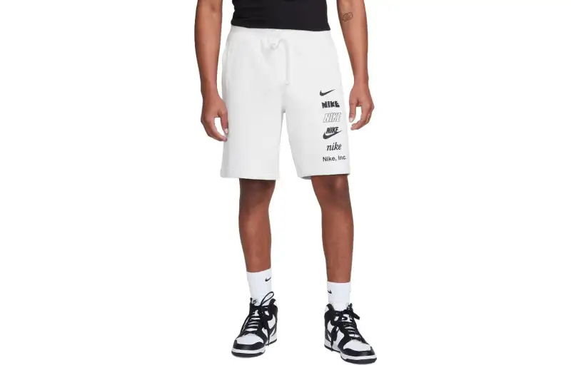 Nike Casual Shorts Men's White Moderate